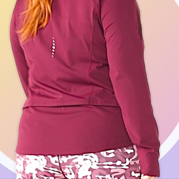 NWT Performance Full Zip Up Jacket w 2 Side Zipper Pockets - Picture 7 of 12